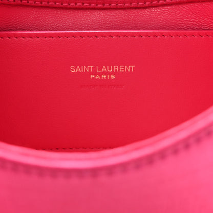Saint Laurent Satin Le 5 A 7 Mini Hobo Guava Pink 6 of 10