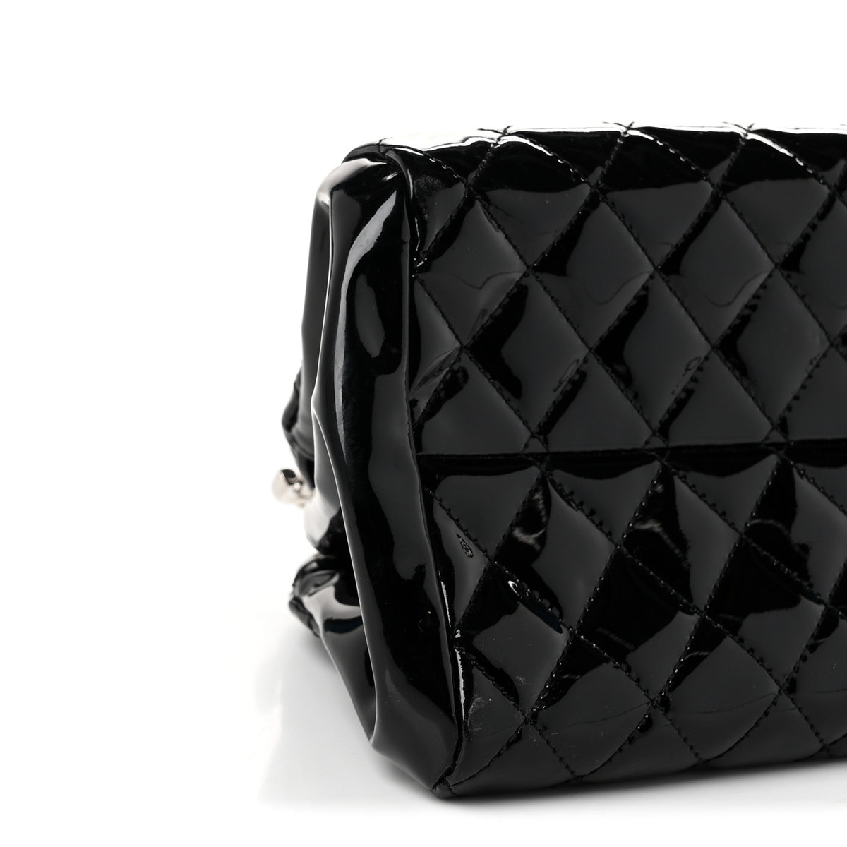 Patent Quilted Medium Just Mademoiselle Black