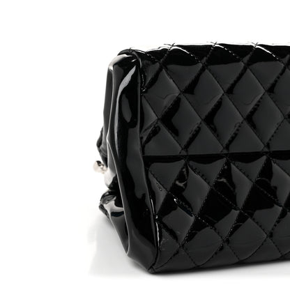 Chanel Patent Quilted Medium Just Mademoiselle Black 8 of 9