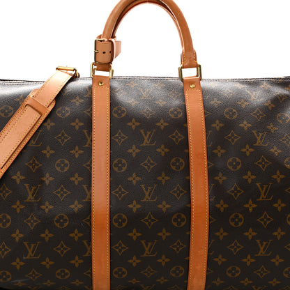 Louis Vuitton Monogram Keepall Bandouliere 55 7 of 9
