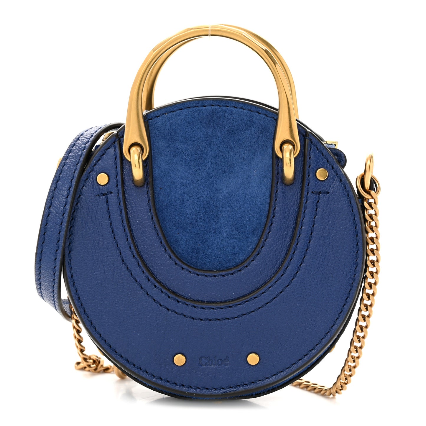 Calfskin Suede Mini Pixie Bag Majesty Blue