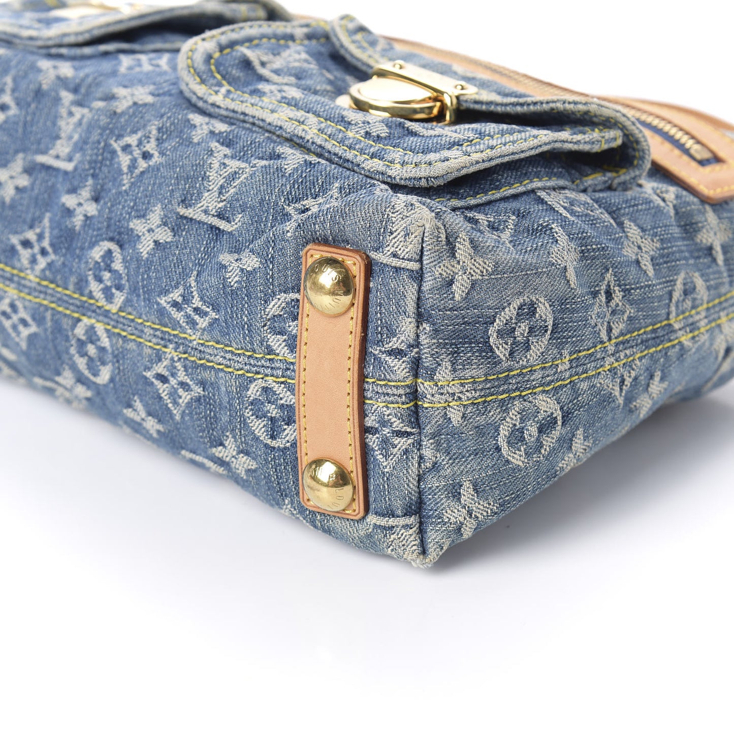 Monogram Denim Baggy PM Blue