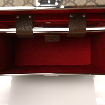 Gucci GG Supreme Monogram Globe-Trotter Beauty Case Brown 5 of 8