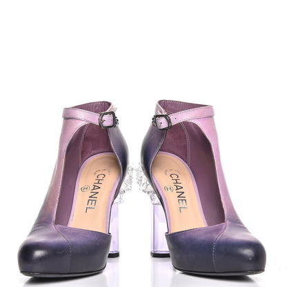 Chanel Lambskin Lucite Pump 35.5 Purple Clair 7 of 15