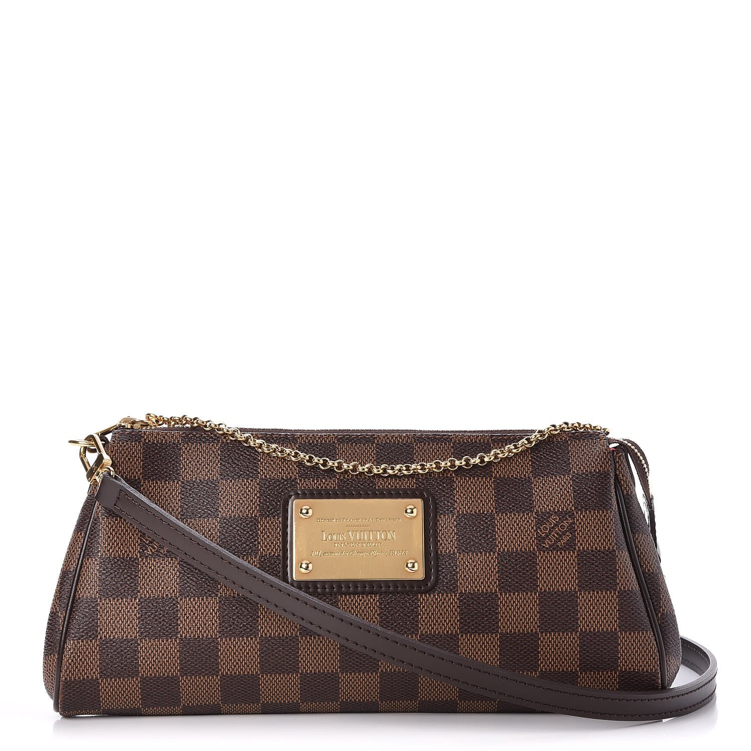 Louis Vuitton Damier Ebene Eva Clutch 1 of 7