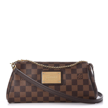 Louis Vuitton Damier Ebene Eva Clutch 1 of 7