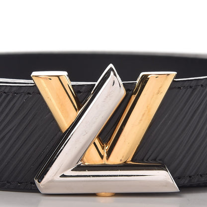 Louis Vuitton Epi 40mm LV Twist Belt 85 34 Black 3 of 8