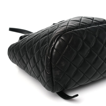 Chanel Lambskin Quilted Small Urban Spirit Backpack Black 9 of 11