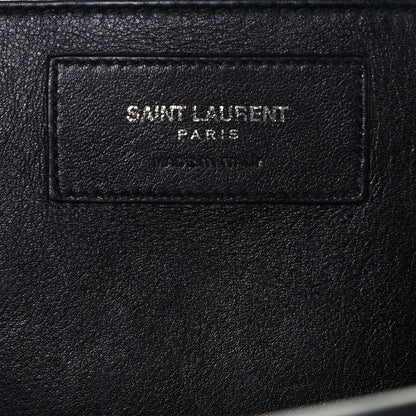 Saint Laurent Calfskin Small Monogram Cabas Black 6 of 13