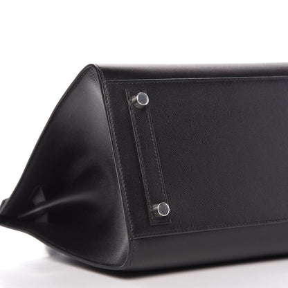 Hermes Madame Calfskin Birkin Sellier 30 Black 6 of 11