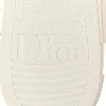 Christian Dior Technical Canvas Oblique Mens B23 Low Top Sneakers 42 White Orange 6 of 13