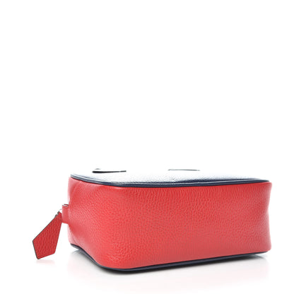 Gucci Calfskin Kids Heart Top Handle Bag Blue Hibiscus Red 4 of 10