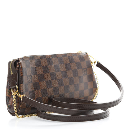 Louis Vuitton Damier Ebene Eva Clutch 3 of 10