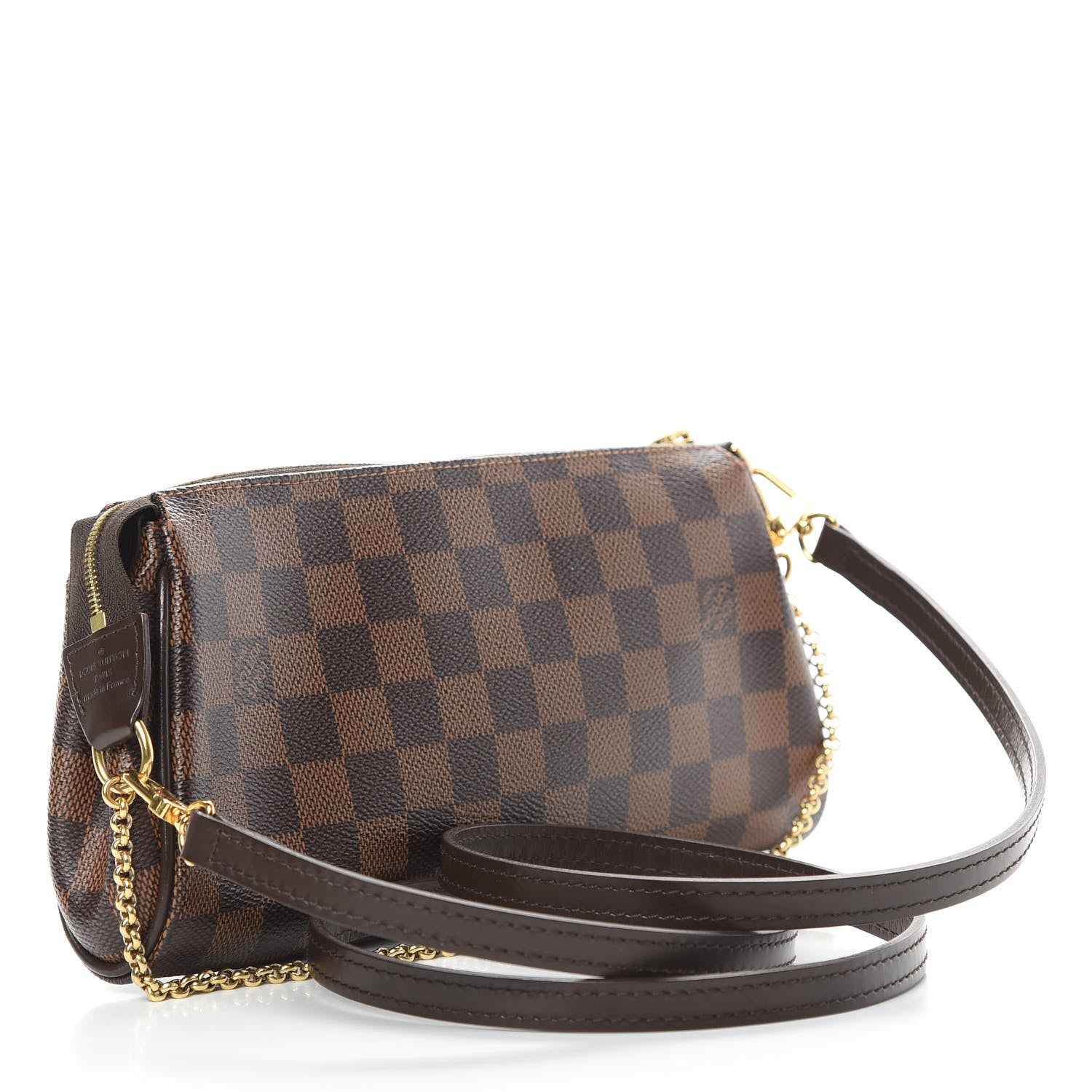 Louis Vuitton Damier Ebene Eva Clutch 3 of 10