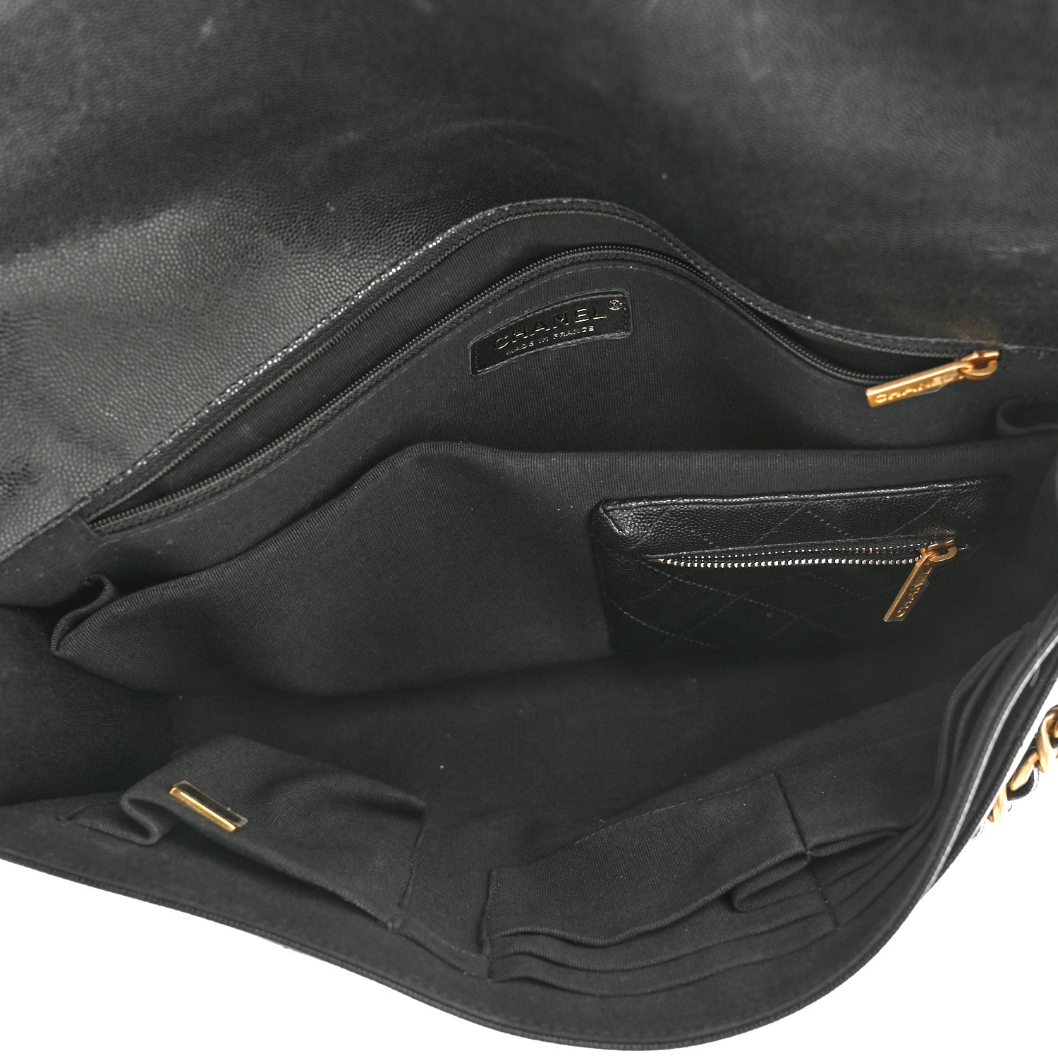 Chanel Caviar Quilted Carry Me Top Handle Flap Black 5 of 11