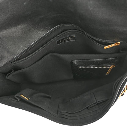 Chanel Caviar Quilted Carry Me Top Handle Flap Black 5 of 11