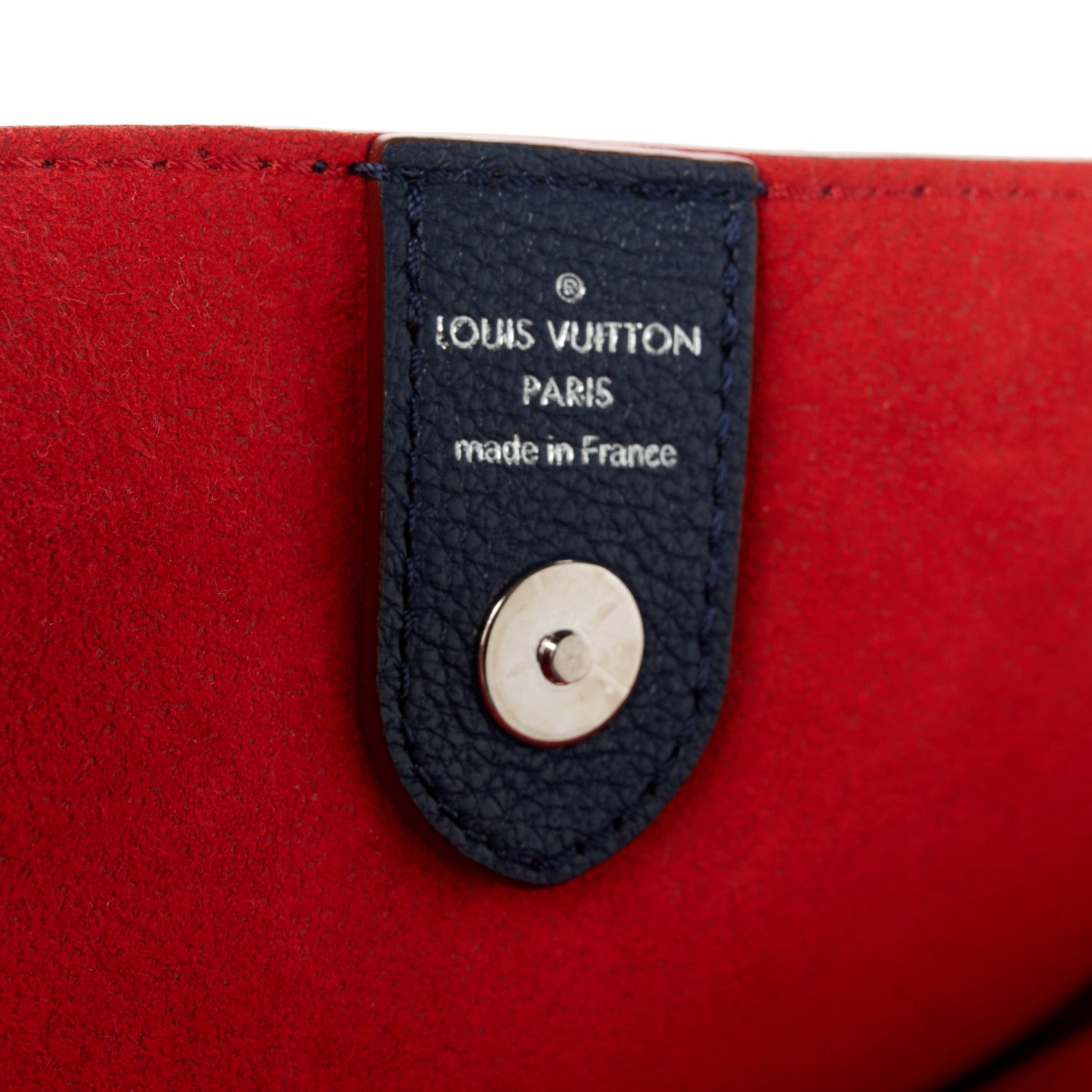 Louis Vuitton Calfskin Lockmeto Marine Rouge 9 of 12