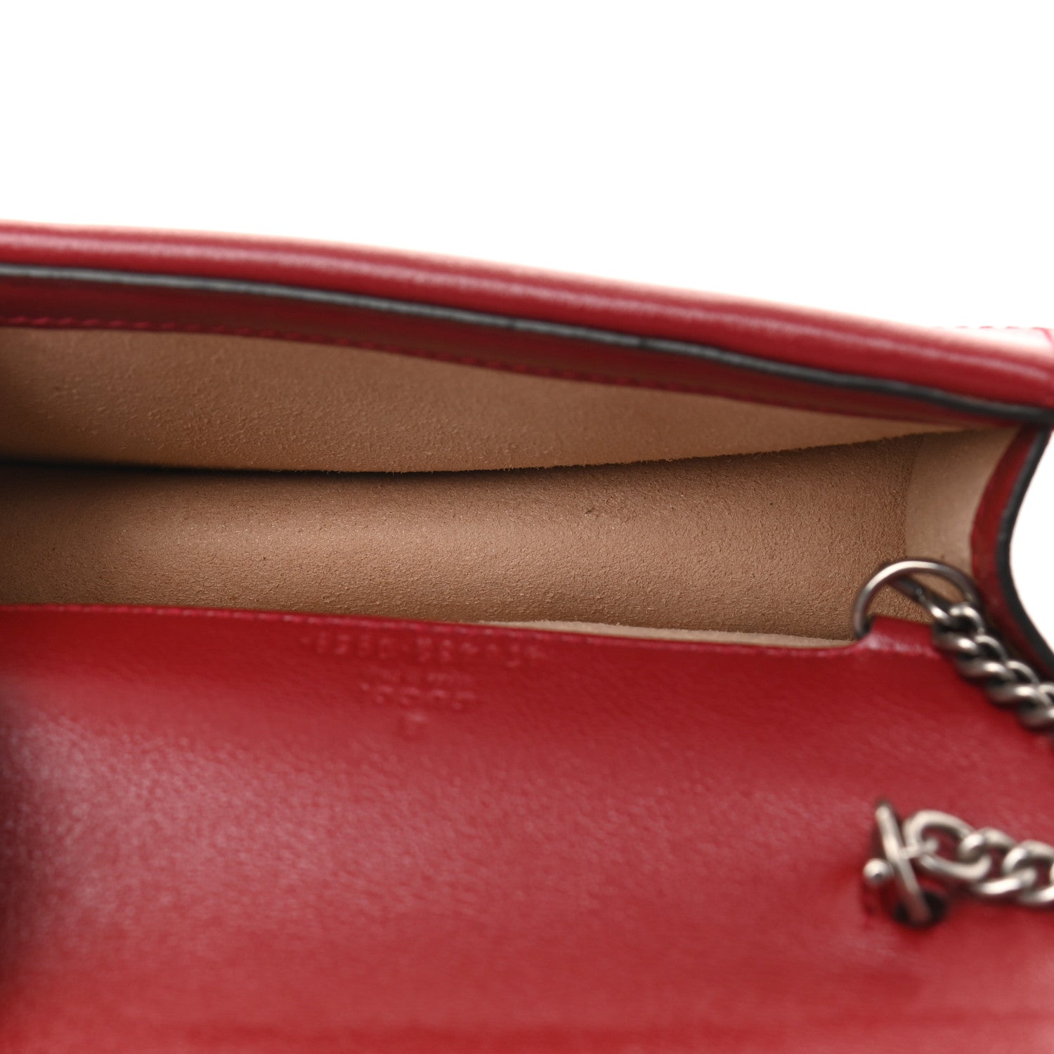Gucci Tweed GG Monogram Super Mini Dionysus Shoulder Bag White Black Romantic Cherry 5 of 8