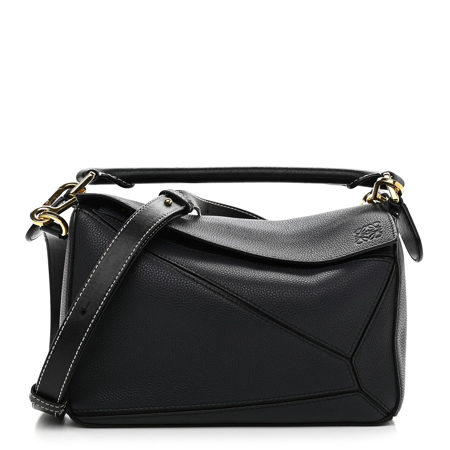 Calfskin Small Puzzle Bag Navy