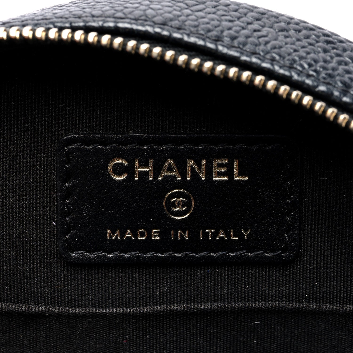 Chanel Caviar Quilted Round Filigree Crossbody Black 6 of 10