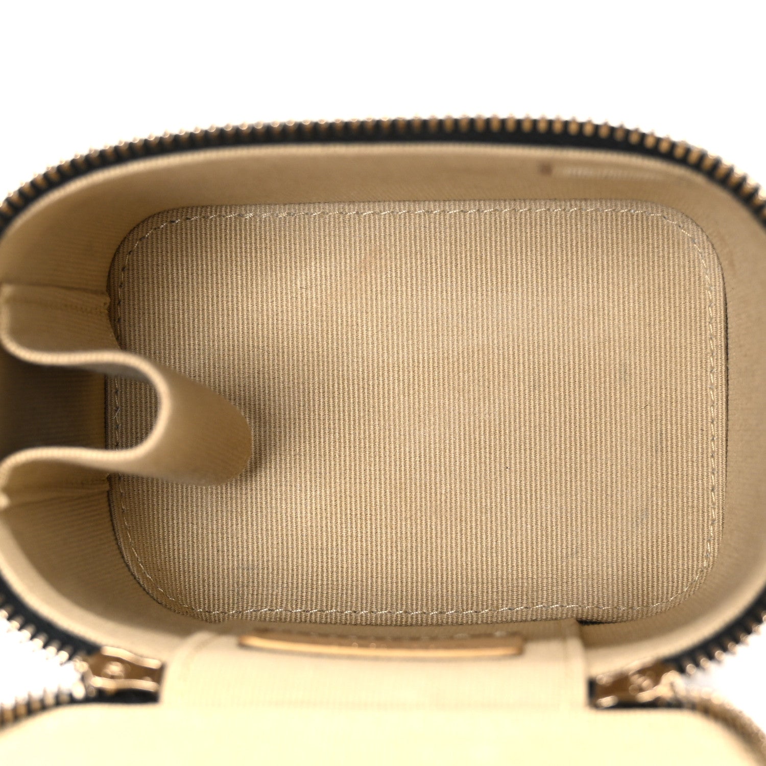 Chanel Lambskin Quilted Mini Pearl Crush Vanity Case With Chain