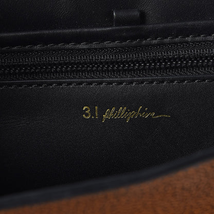 3.1 Phillip Lim 3.1 Textured Calfskin Large Colorblock Pashli Satchel Copper 6 of 9