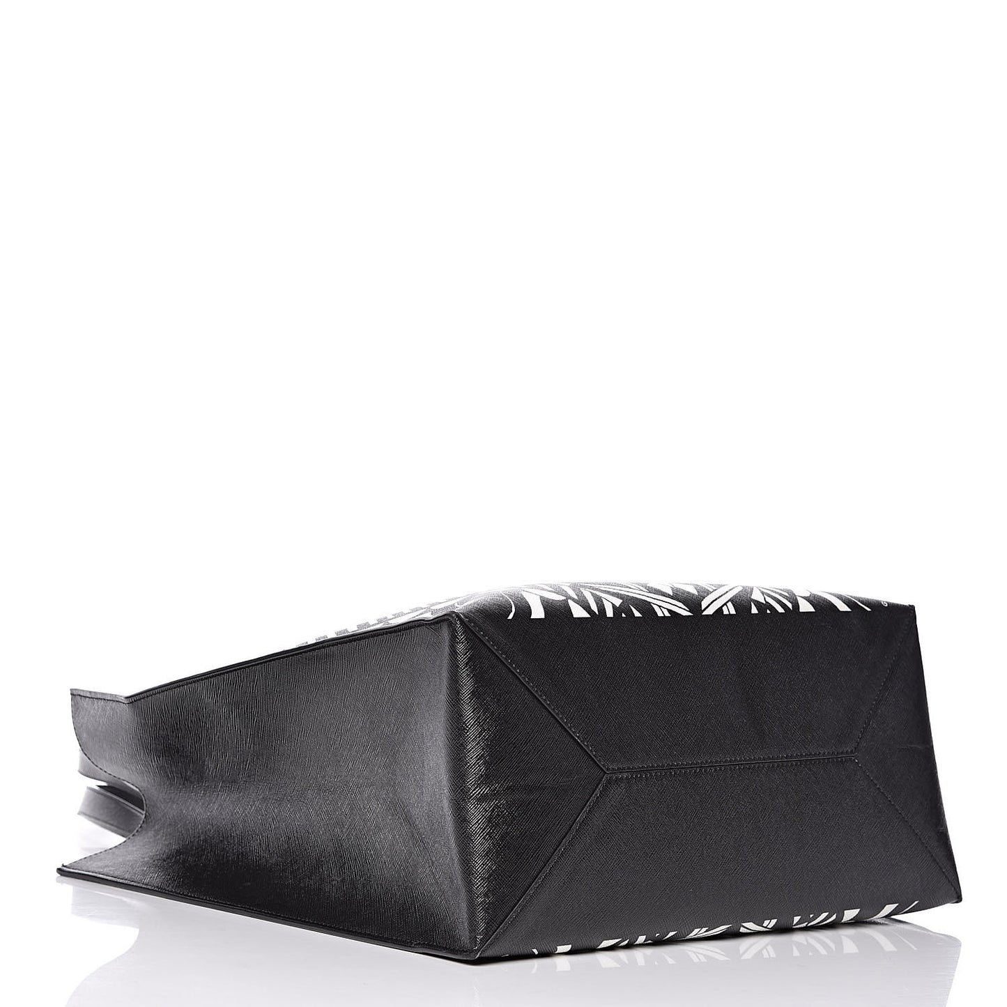 Calfskin Power of Love Print Tote Black