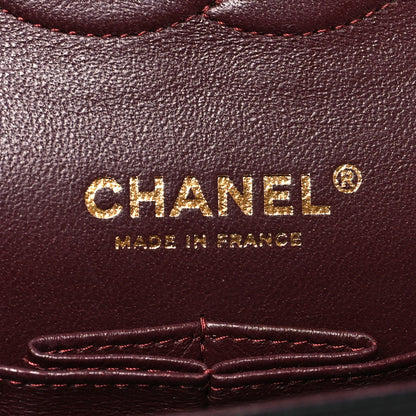 Chanel Lambskin Quilted Medium Double Flap Black 6 of 10