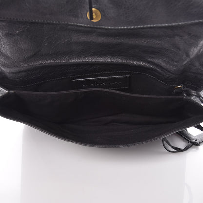 Balenciaga Agneau Classic Hardware Envelope Clutch Black 7 of 10