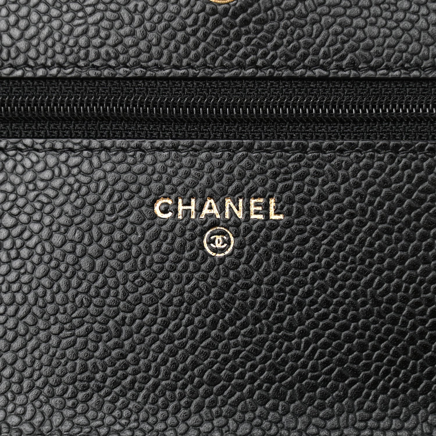 Chanel Caviar Quilted Wallet On Chain WOC Black 6 of 9