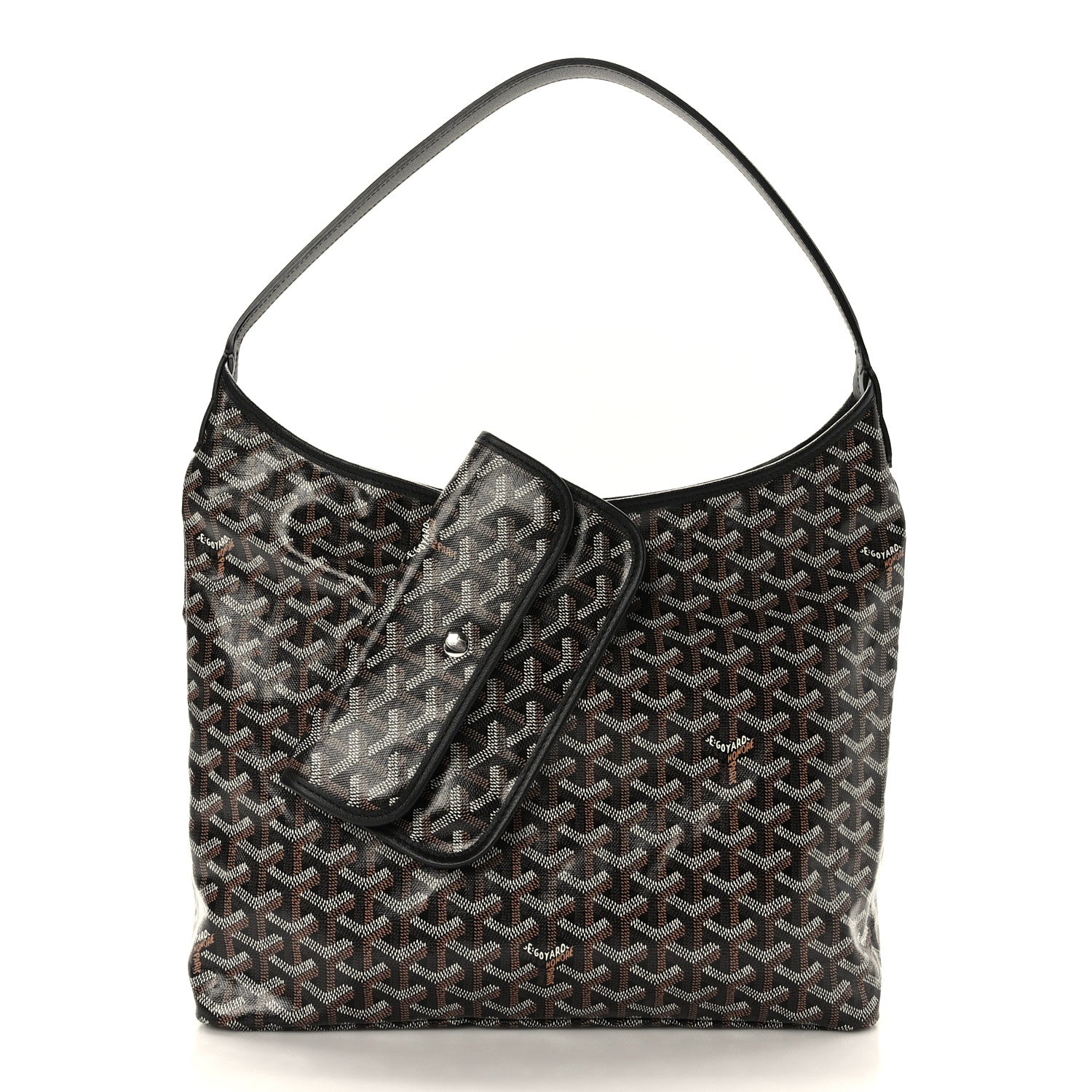 Goyard Goyardine Boheme Hobo Black 3 of 10