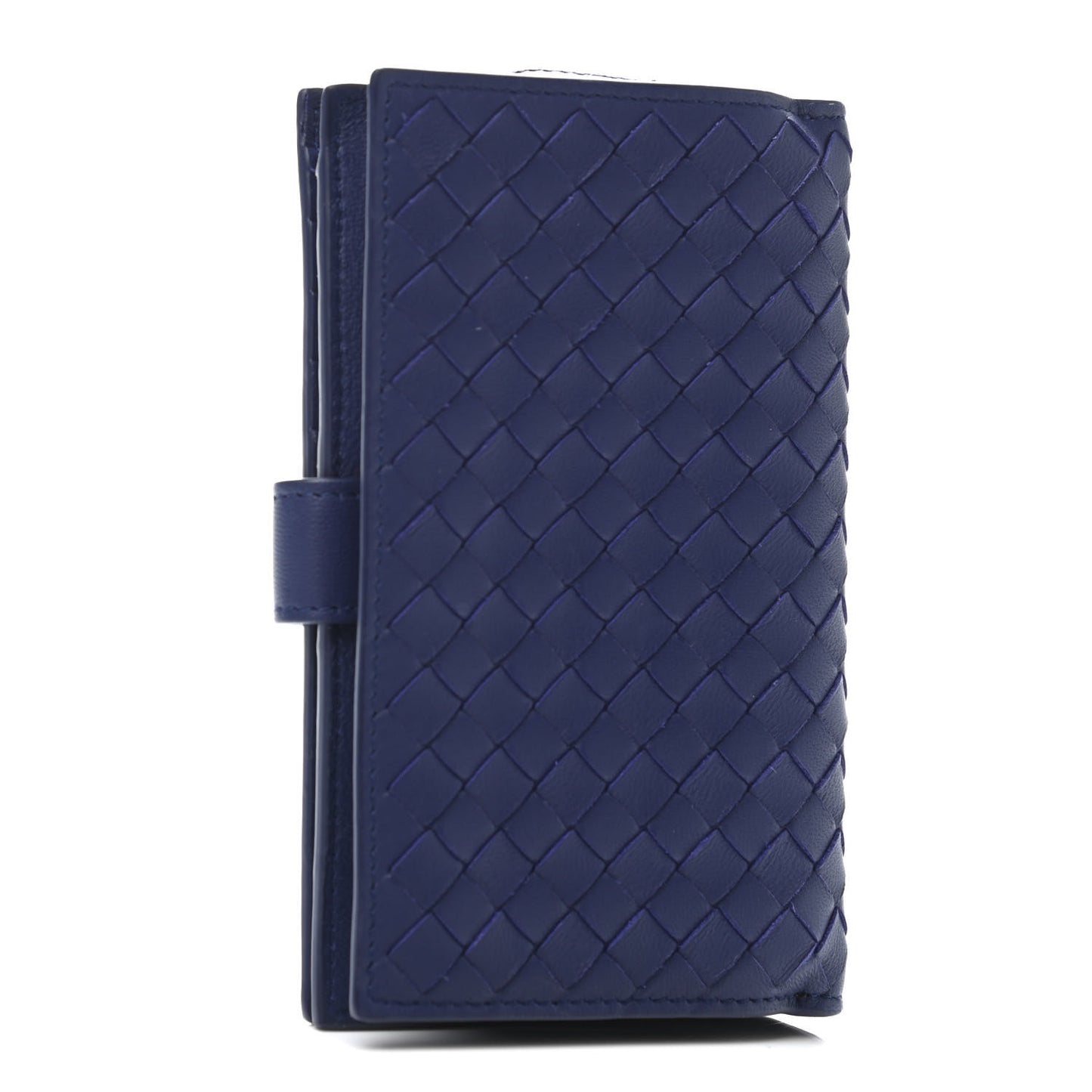 Nappa Intrecciato Continental Wallet Atlantic