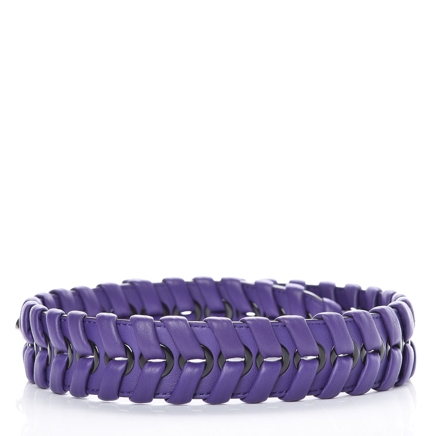 Vitello Baltico Shiny Nappa Lace Up Strap You Purple Rain