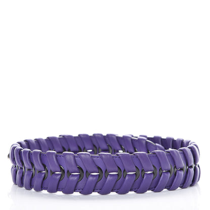 Fendi Vitello Baltico Shiny Nappa Lace Up Strap You Purple Rain 2 of 4