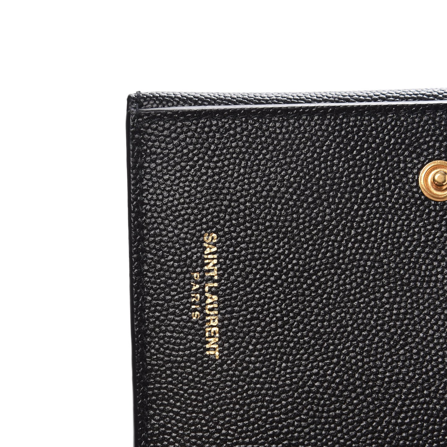 Grain De Poudre Monogram Bi-Fold Wallet Black