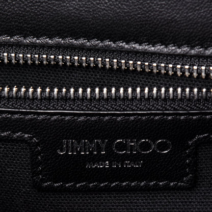 Jimmy Choo Lambskin Small Helia Shoulder Bag Black 6 of 10
