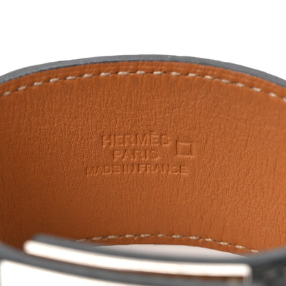 Hermes Shiny Alligator Kelly Dog Bracelet Black 4 of 6