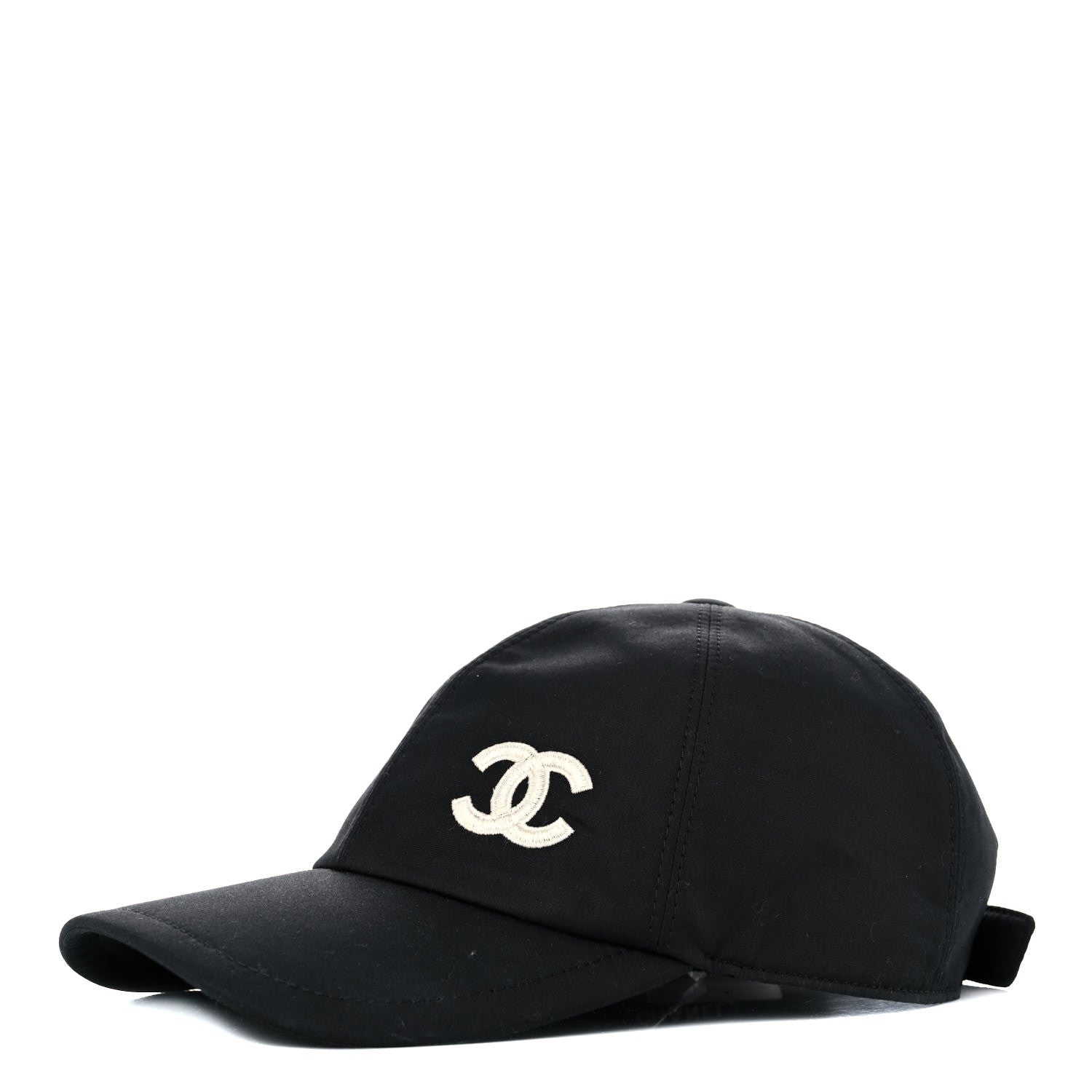 Chanel Cotton CC Cap Hat Black 1 of 10