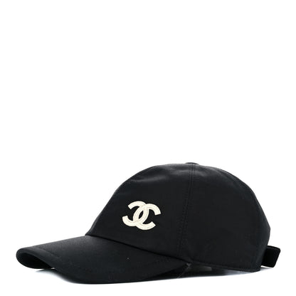 Chanel Cotton CC Cap Hat Black 1 of 10