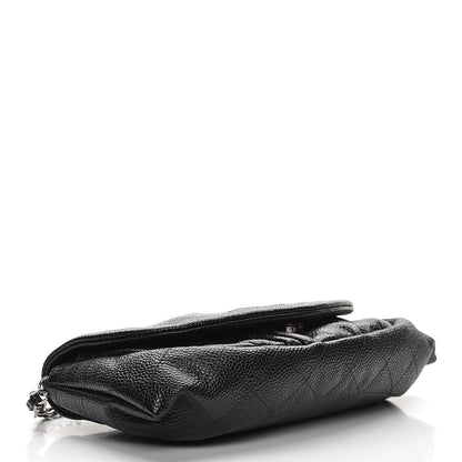 Chanel Caviar Half Moon Wallet On Chain WOC Black 3 of 8