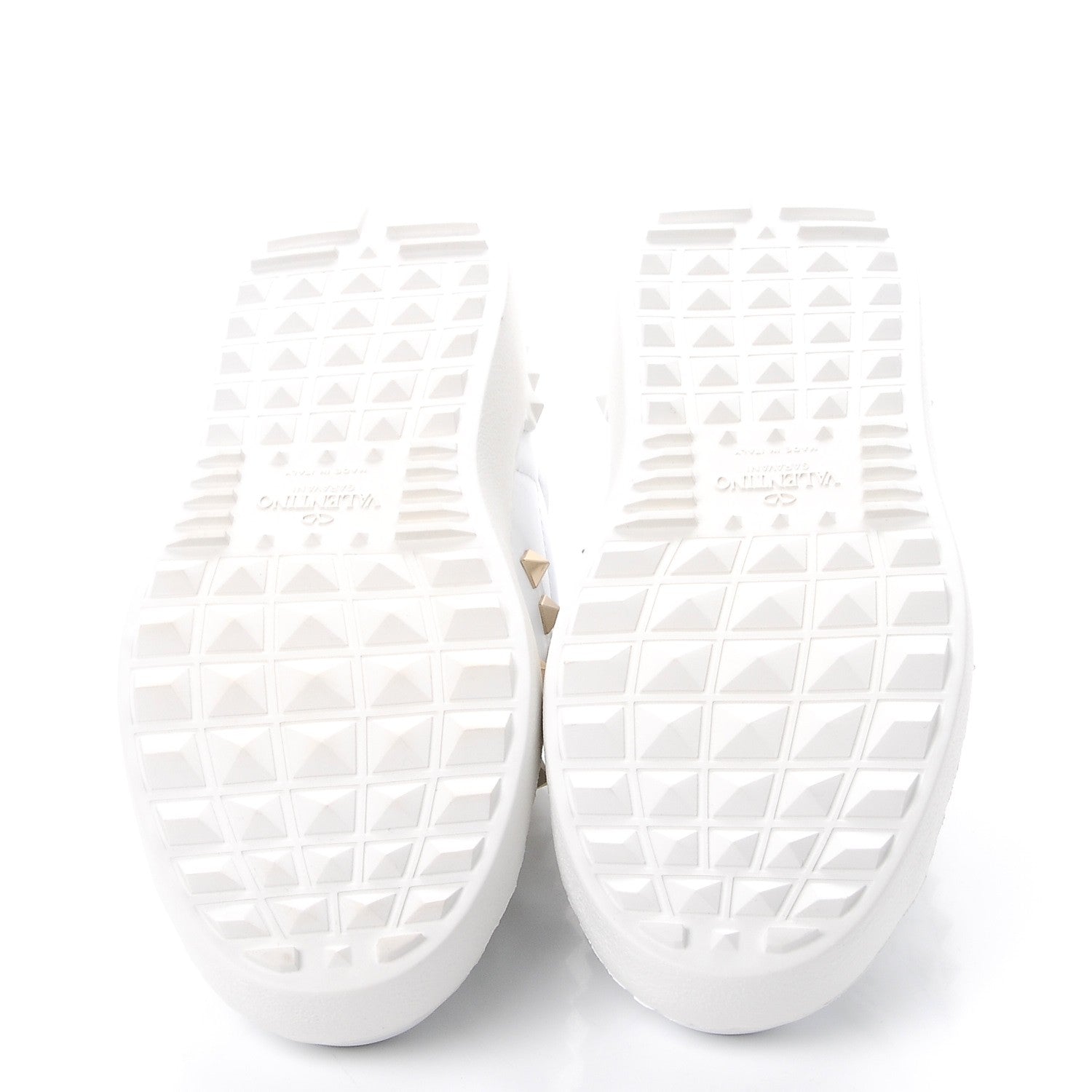 Valentino Garavani Calfskin Rockstud Untitled Open Sneakers 36.5 White 5 of 10