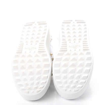 Valentino Garavani Calfskin Rockstud Untitled Open Sneakers 36.5 White 5 of 10
