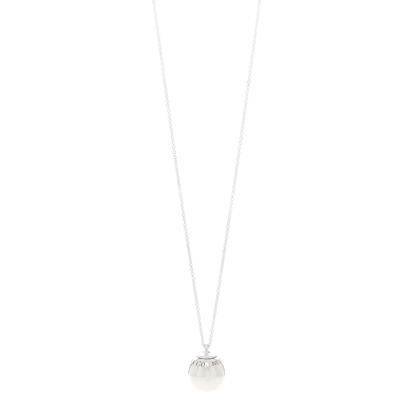 Sterling Silver 12.75mm HardWear Ball Pendant Necklace