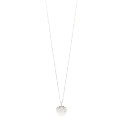 Tiffany Sterling Silver 12.75mm HardWear Ball Pendant Necklace 1 of 5