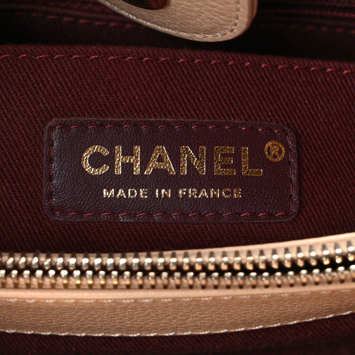 Chanel Grained Calfskin Small Neo Executive Shopper Tote Beige 6 of 11