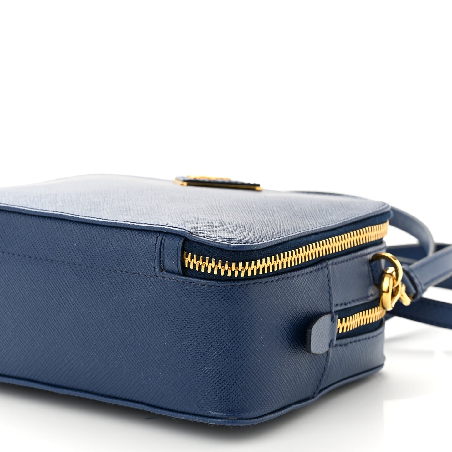 Saffiano Camera Crossbody Bag Bleuette