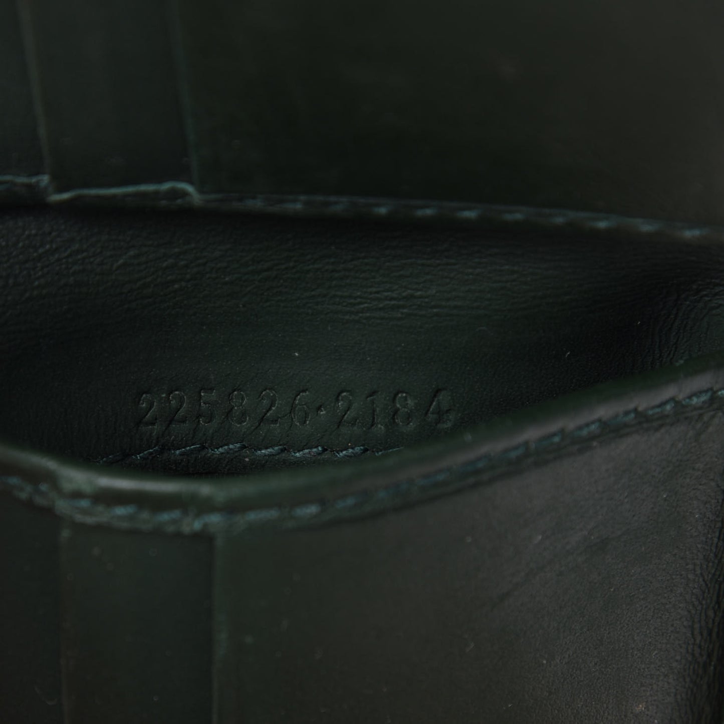 Guccissima Web Board Bi-Fold Wallet Green