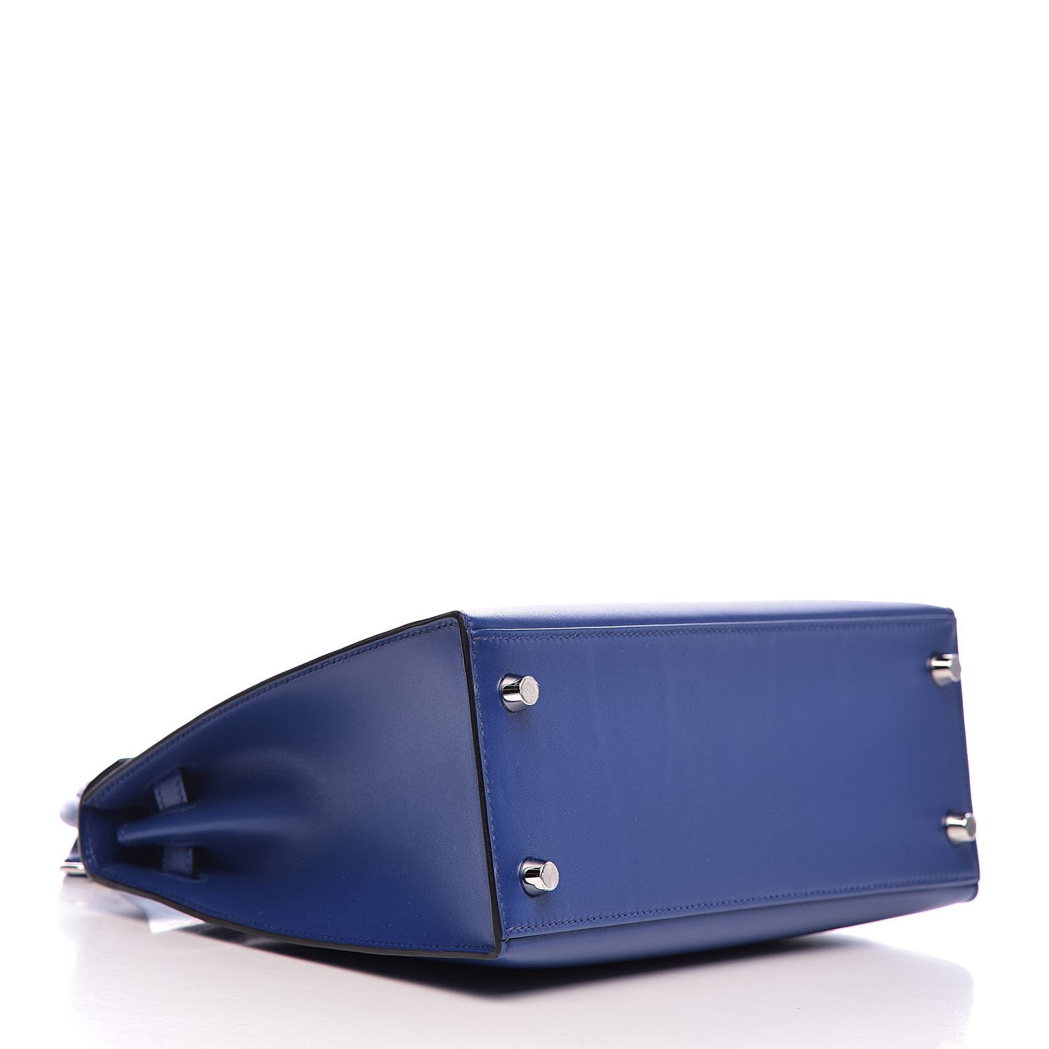 Hermes Tadelakt Kelly Sellier 25 Bleu Electrique 4 of 38
