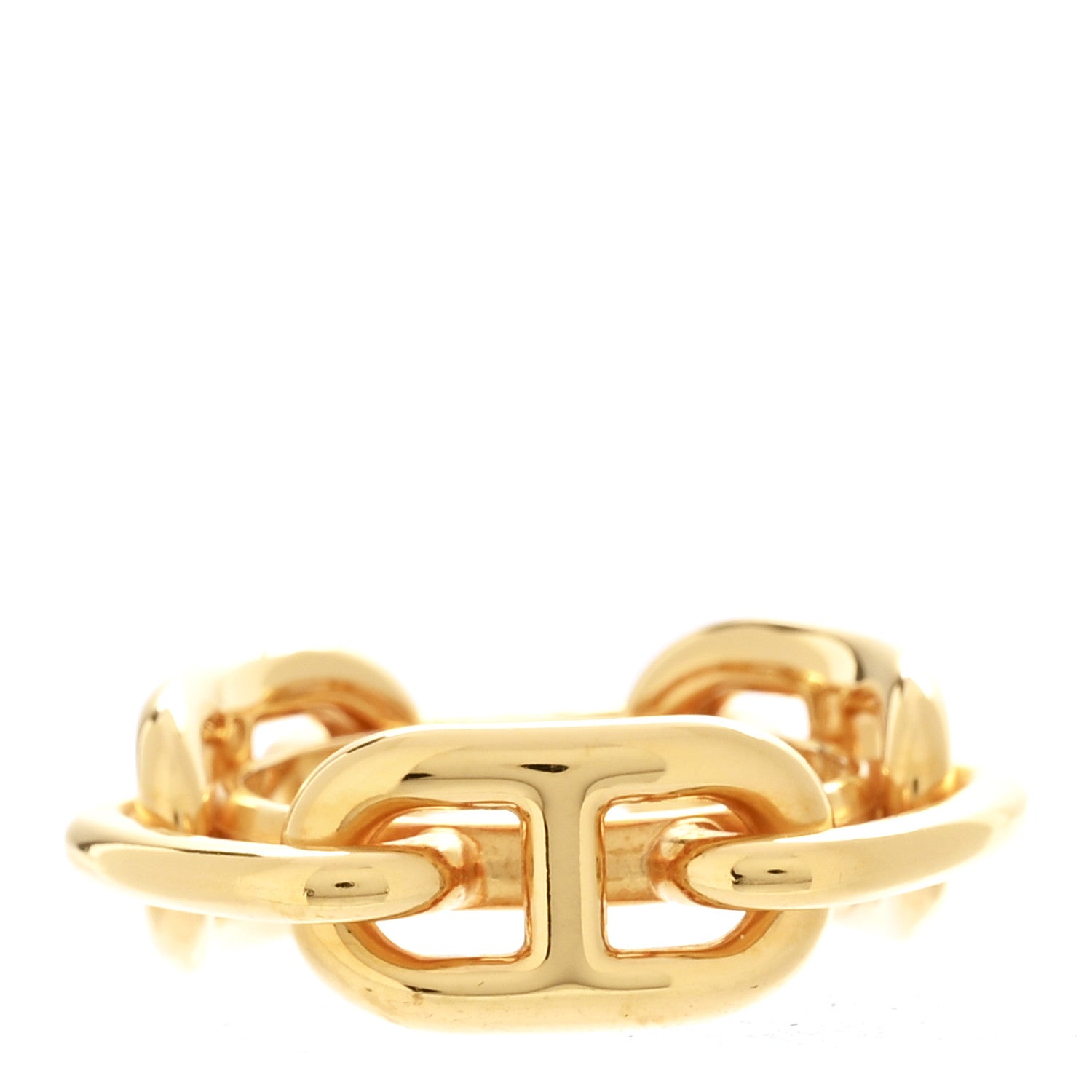 Hermes Permabrass Regate Scarf Ring Gold 1 of 4