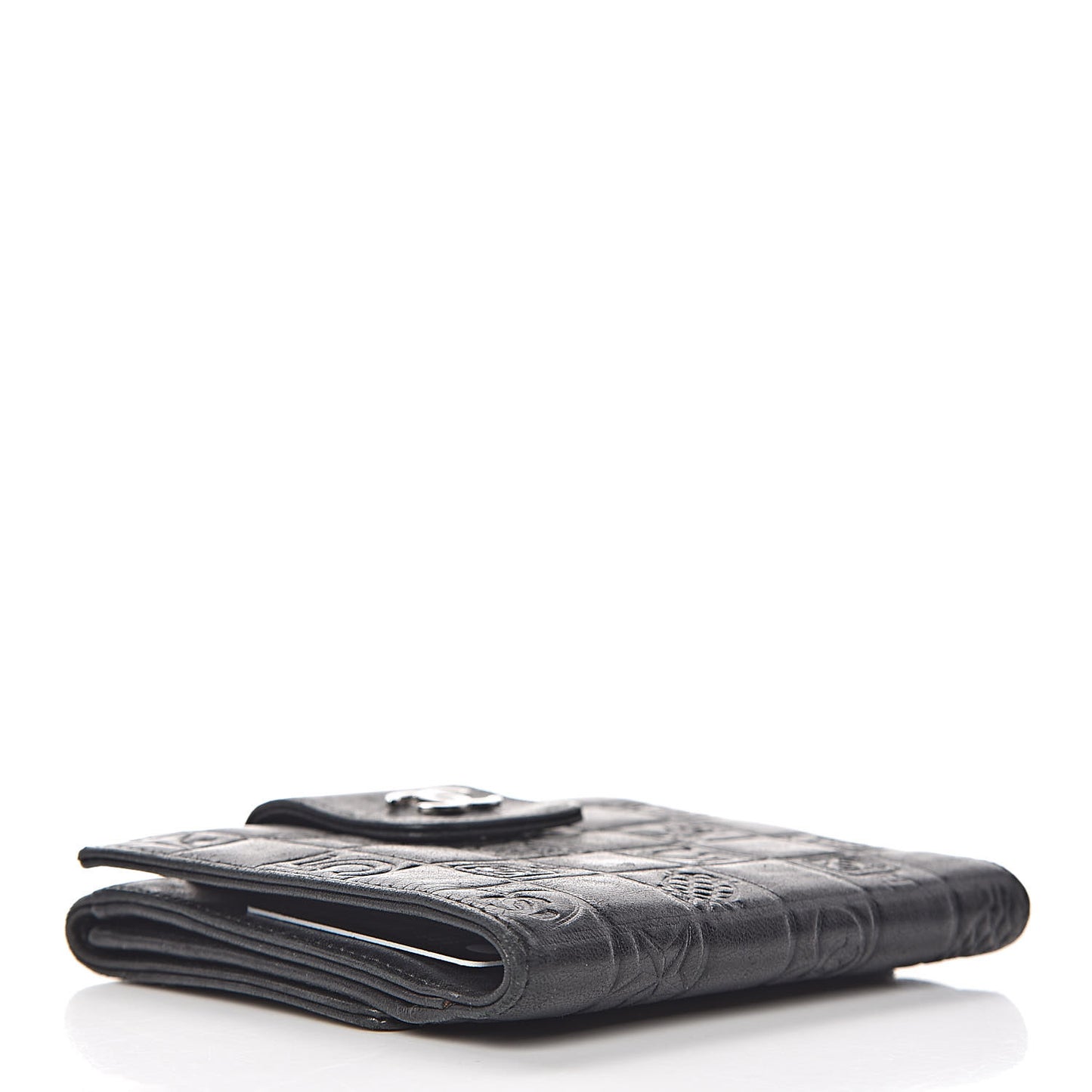 Lambskin Precious Symbols French Wallet Black